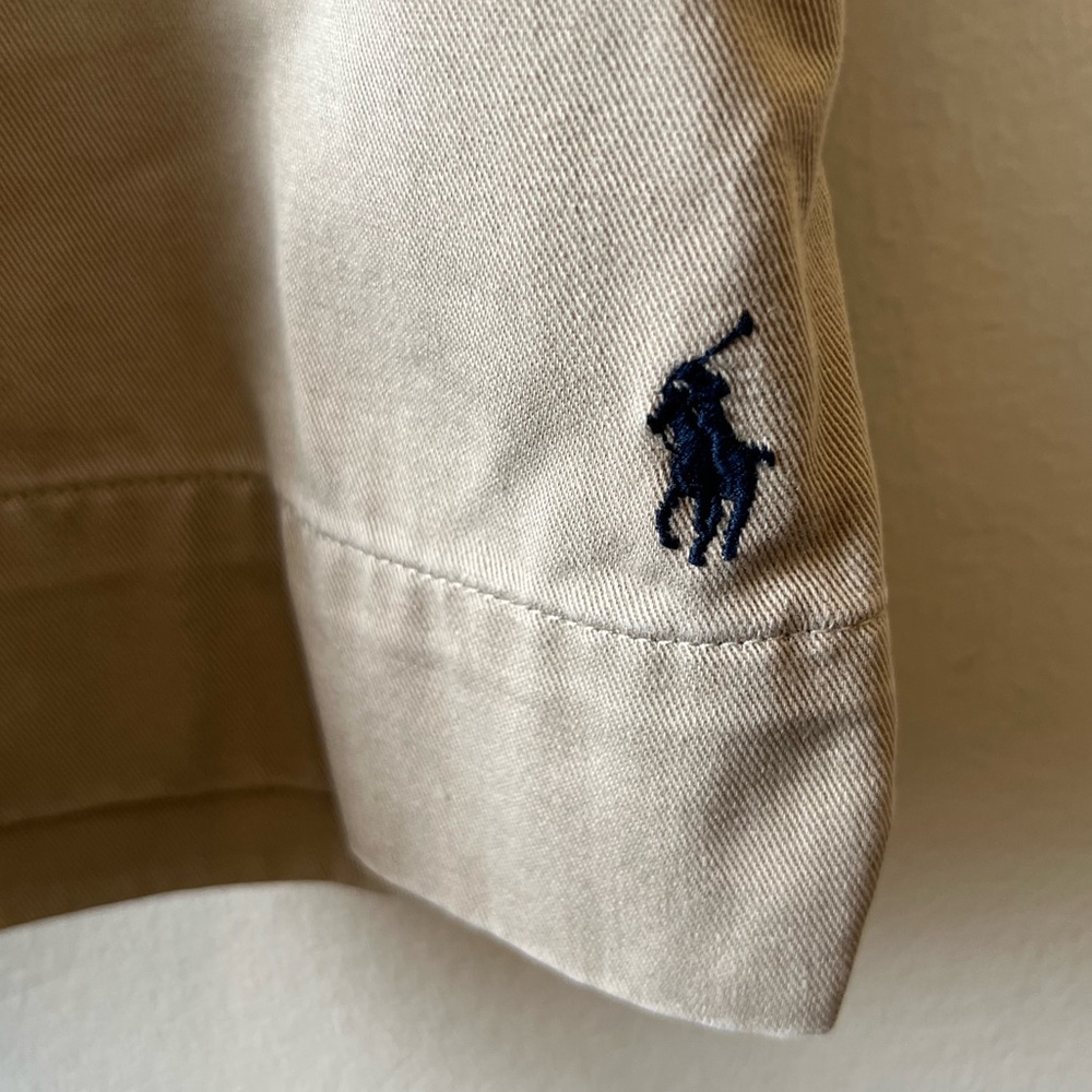 Ralph Lauren Sport Tan Cropped Pants Women‎ 14 Casual Lightweight Summer Neutral - Picture 6 of 10